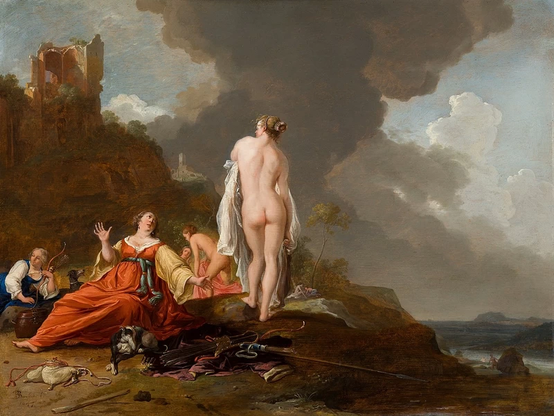1598-Bartholomeus Breenbergh - Paesaggio con ninfe - Koninklijk Kabinet van Schilderijen Mauritshuis